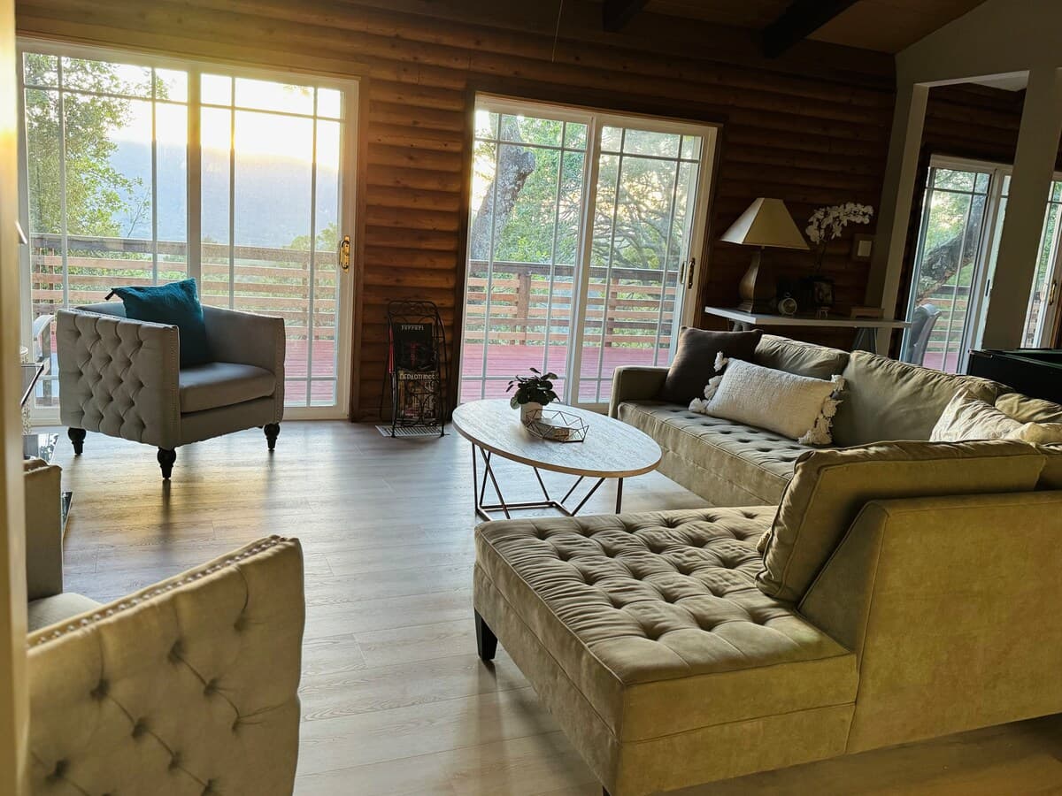 Hilltop Vineyard Cabin with Private Guest Suite - Photo 3