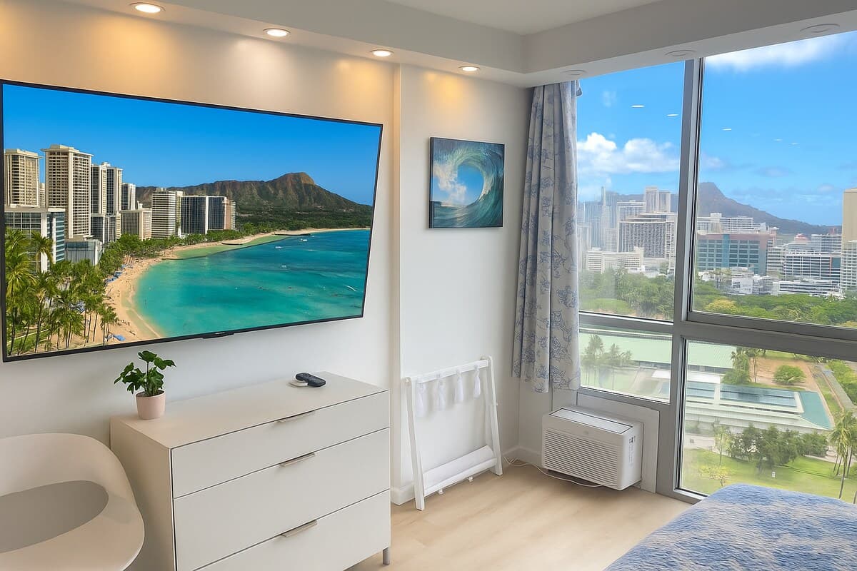 Condo in Honolulu · ★4.98 · Studio · 1 bed · 1 private bath - Photo 3
