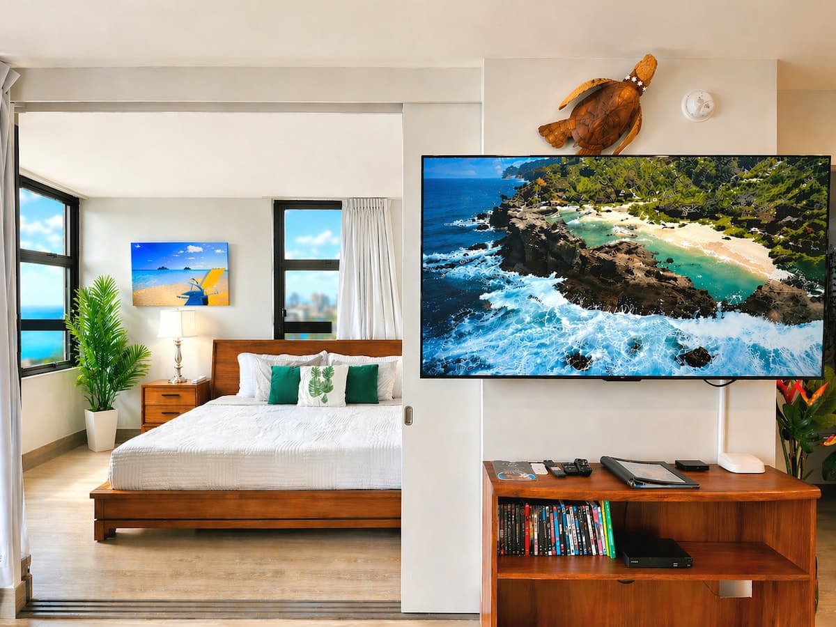 Condo in Honolulu · ★4.97 · 1 bedroom · 2 beds · 1 private bath - Photo 4
