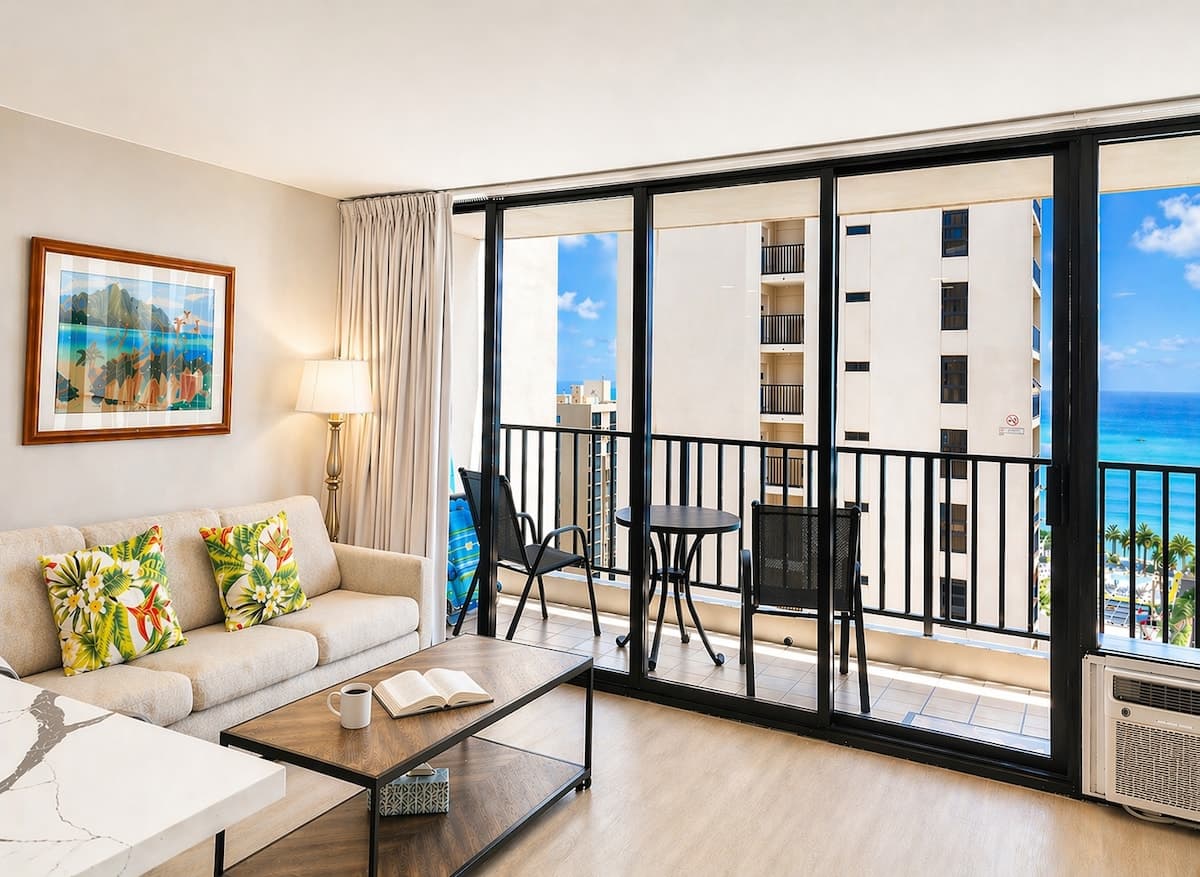 Condo in Honolulu · ★4.97 · 1 bedroom · 2 beds · 1 private bath - Photo 2