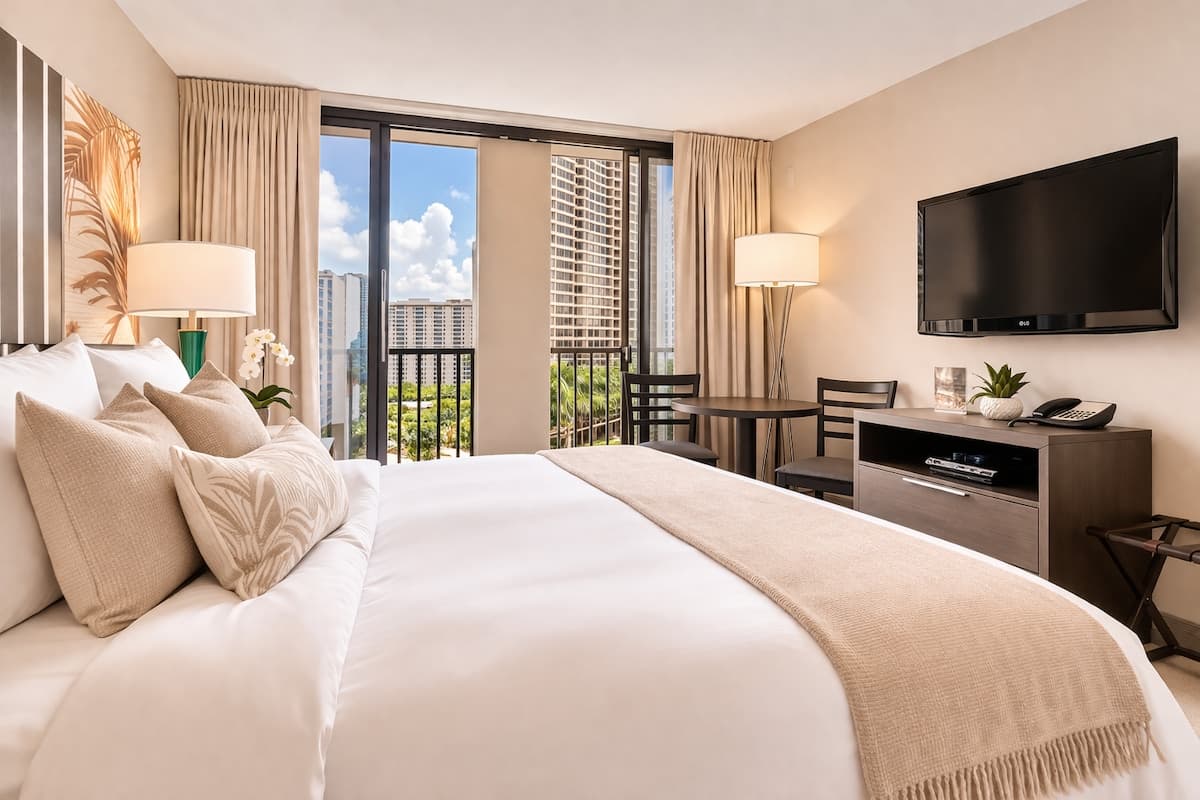 Condo in Honolulu · ★4.69 · Studio · 1 bed · 1 private bath - Photo 2