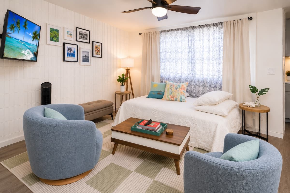 Condo in Honolulu · ★4.68 · 1 bedroom · 2 beds · 1 shared bath - Photo 5