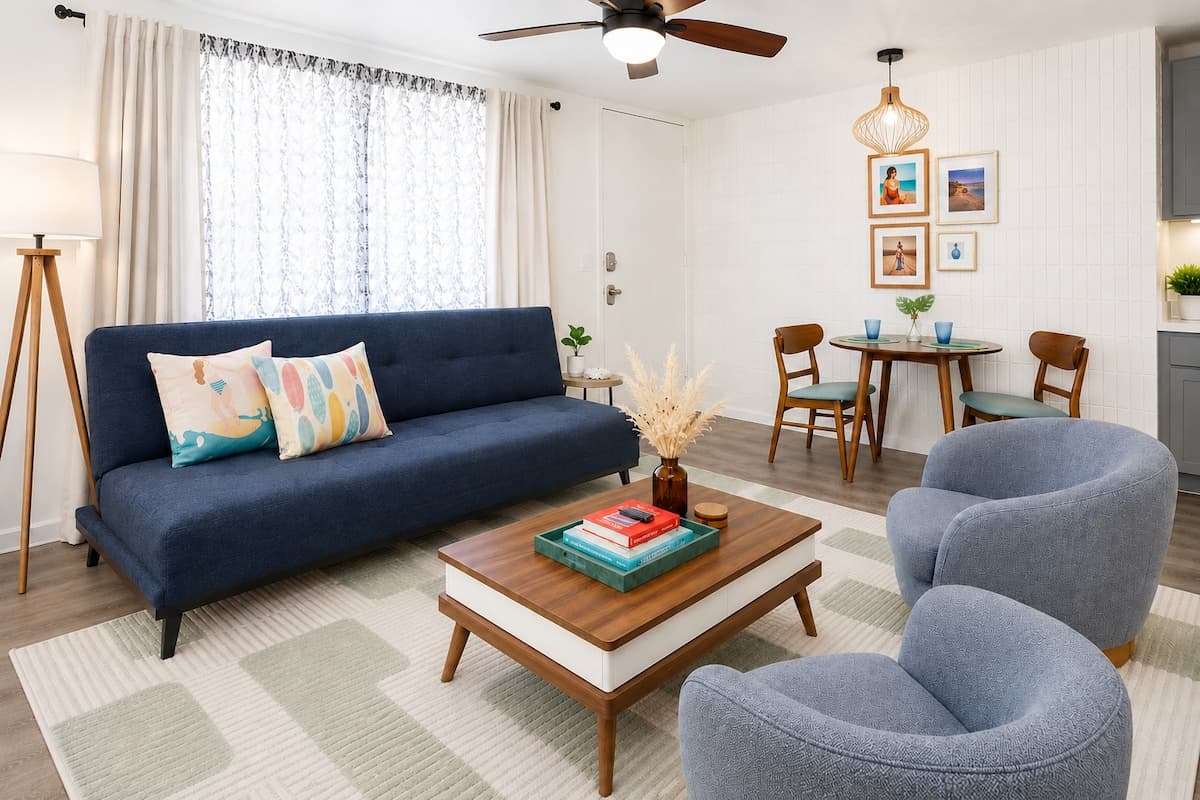 Condo in Honolulu · ★4.68 · 1 bedroom · 2 beds · 1 shared bath - Photo 2