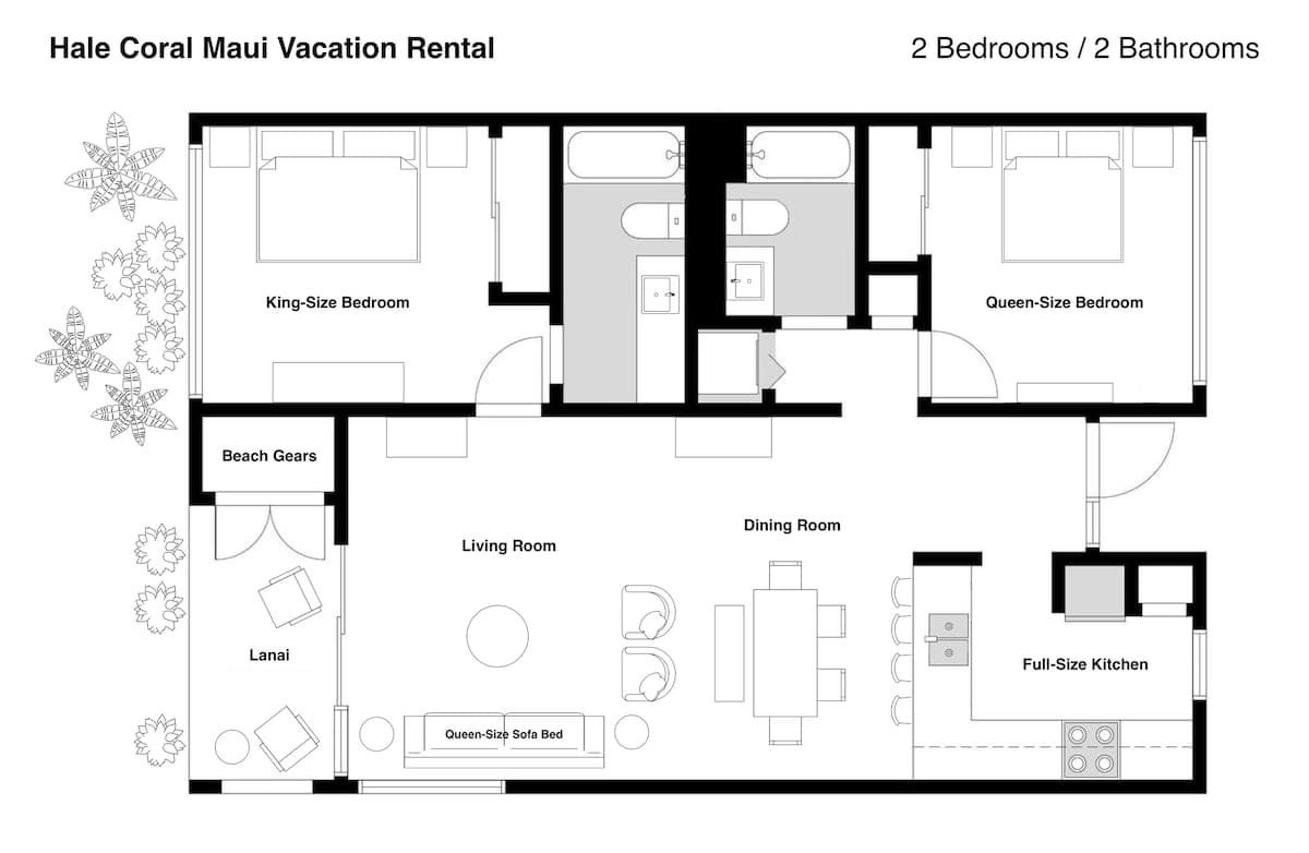 Condo in Kihei · ★4.97 · 2 bedrooms · 3 beds · 2 baths - Photo 5