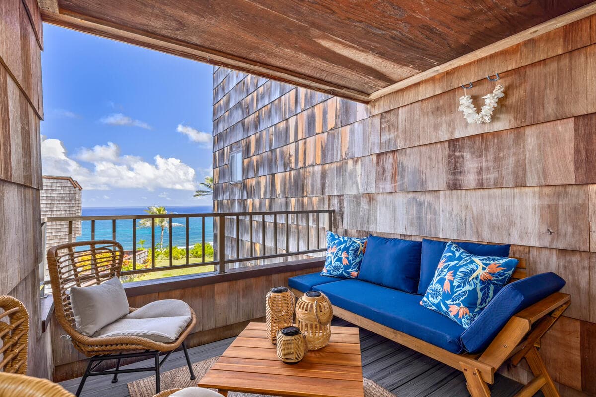 Playful Ocean-View Nest • Steps to Beach Trail - Photo 1