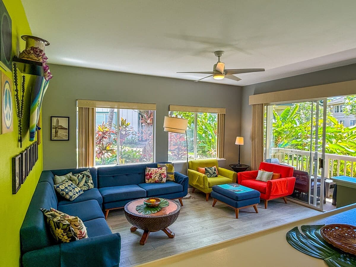 Stylish Poipu 2br/2ba with AC, short walk to beach - Photo 4