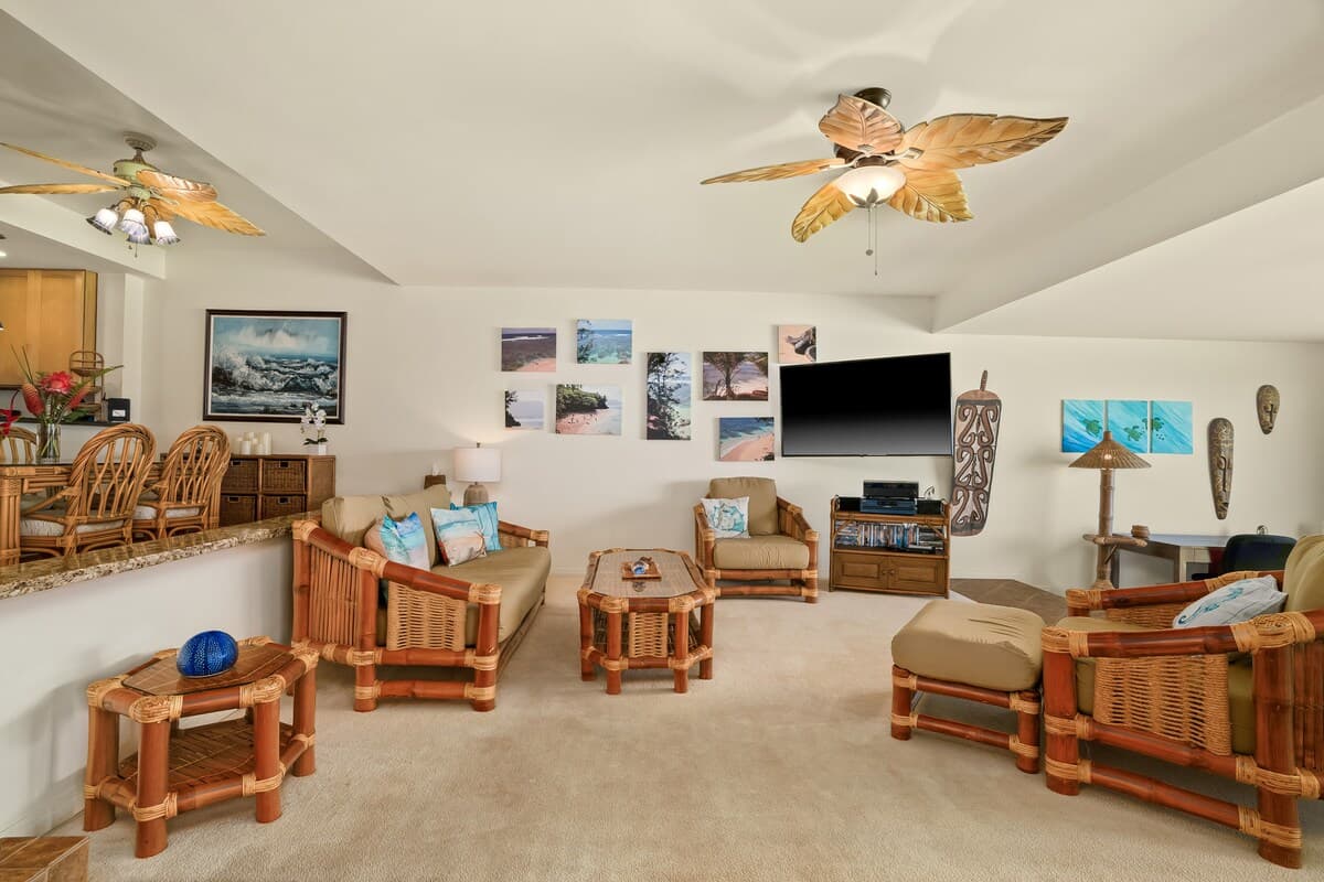 Spacious Ground Floor Puu Poa 103 AC - Photo 4
