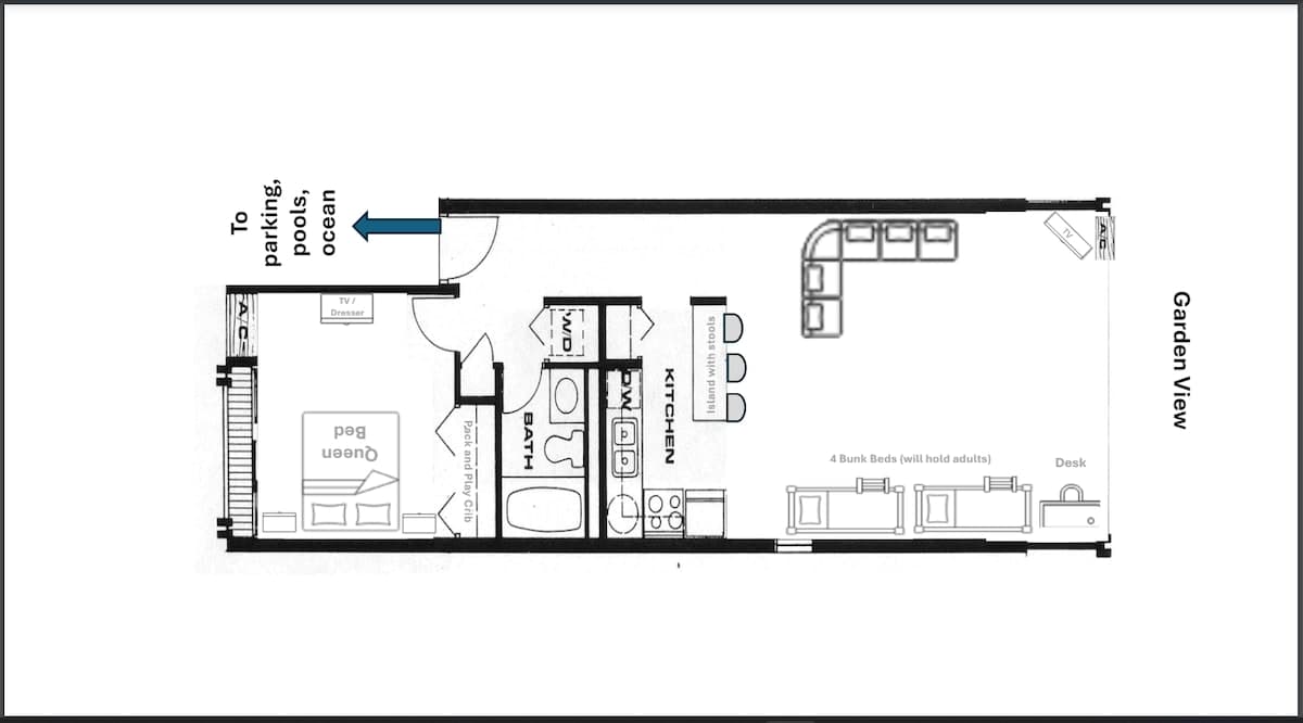 Condo in Kahuku · ★4.89 · 1 bedroom · 5 beds · 1 private bath - Photo 3