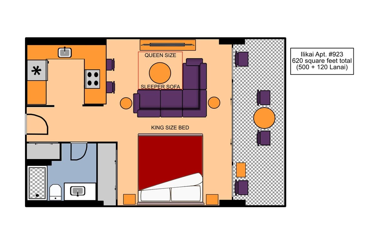 Condo in Honolulu · ★4.74 · 1 bedroom · 2 beds · 1 private bath - Photo 3