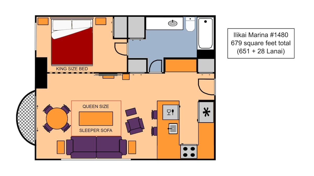 Condo in Honolulu · ★4.86 · 1 bedroom · 2 beds · 1 private bath - Photo 1