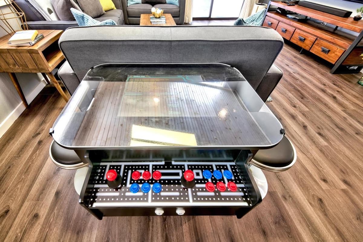 Modern Cabin with Private Hot Tub & Arcade - Photo 3