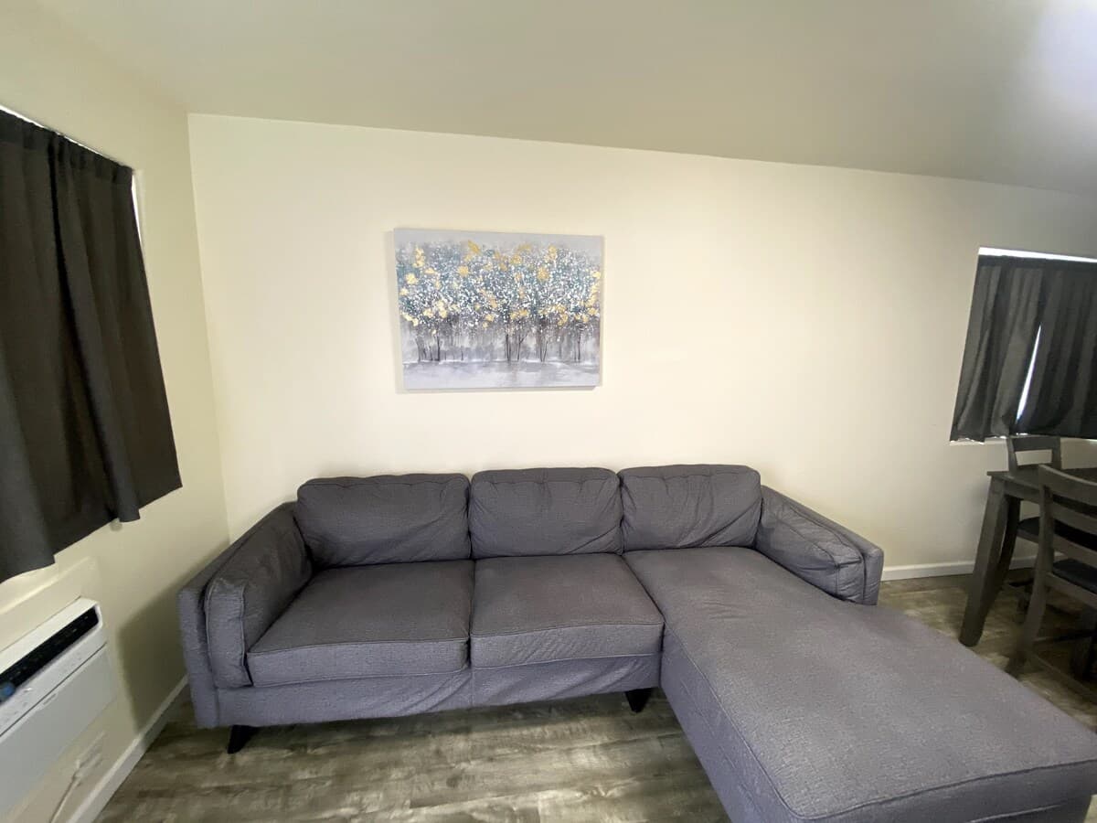 Beautiful 1BR w/full size kitchen and free parking - Photo 2