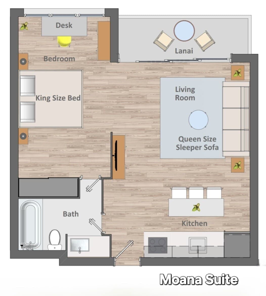 Condo in Honolulu · ★4.98 · 1 bedroom · 2 beds · 1 private bath - Photo 5