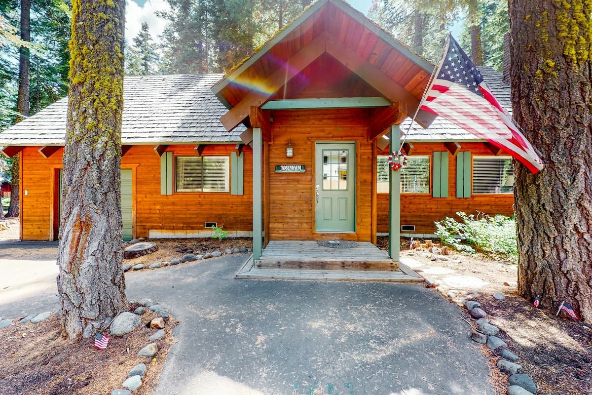 Tahoe Pines Cabin Deck, Fireplace, Walk to Beach - Photo 1