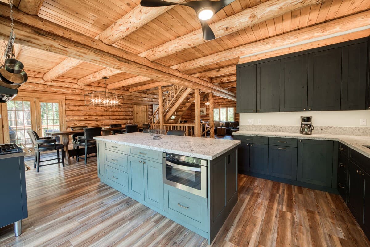 Log Cabin with Hot Tub, Steps to Trails - Photo 5